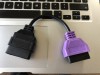 Multiecuscan Purple Adapter Cable, A4 Hood TPMS