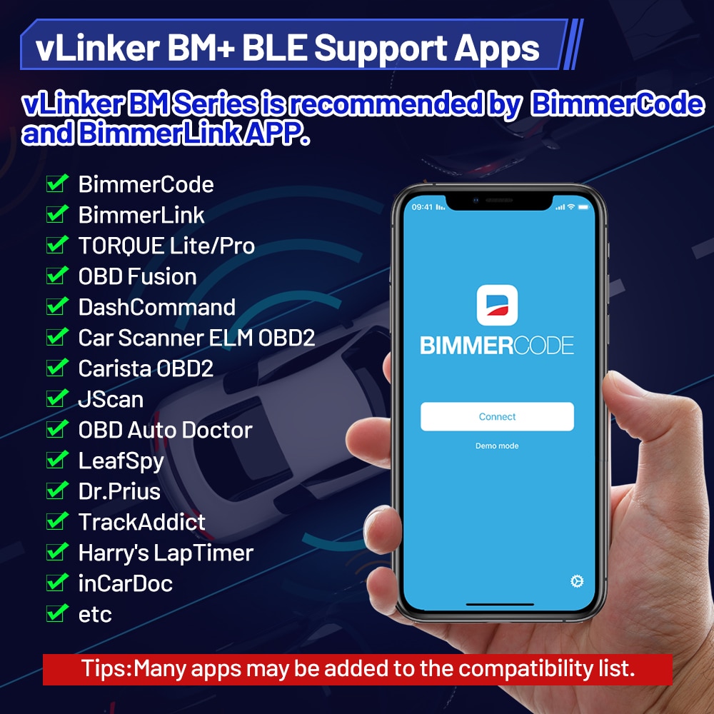 vgate bm+ compatible apps
