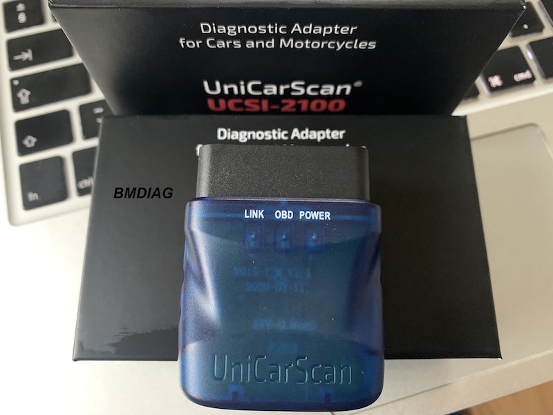 Unicarscan UCSI-2100 Bluetooth OBD2 Adapter